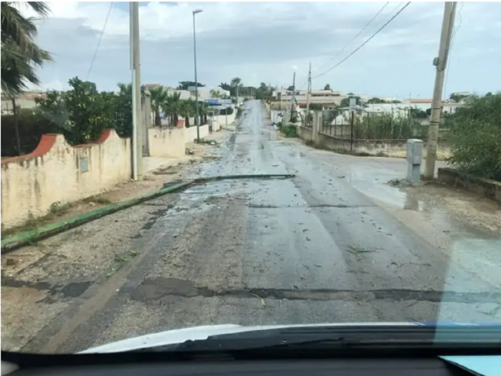 danni tornado trapani