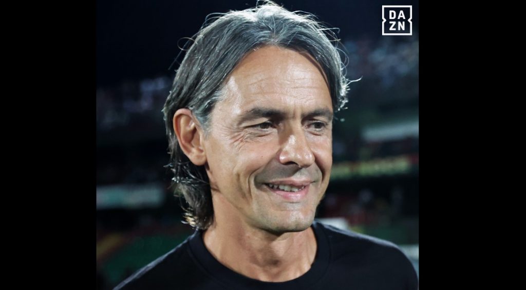 dazn inzaghi sorriso