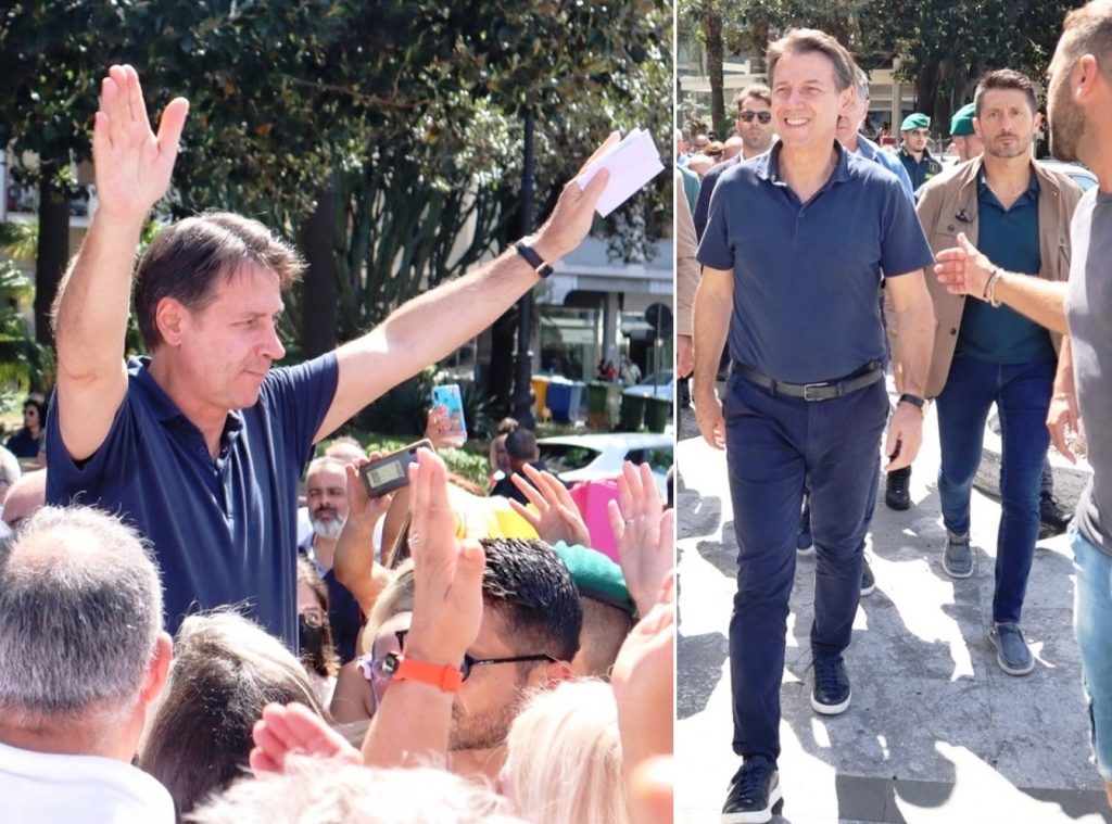 giuseppe conte reggio calabria 16 settembre 2022