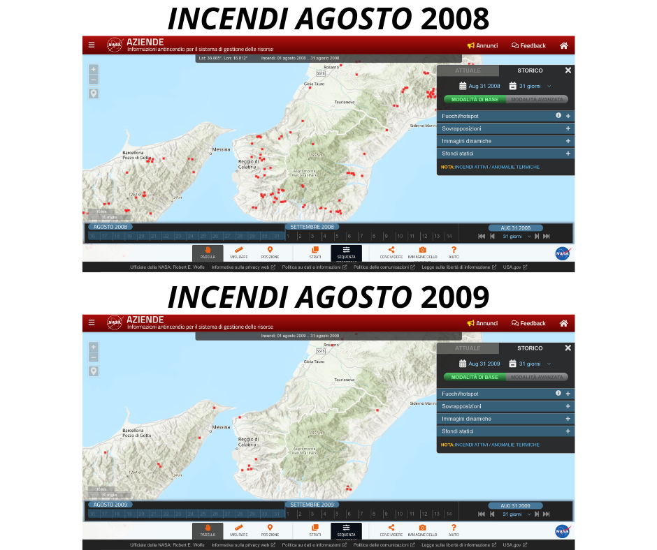 incendi reggio calabria