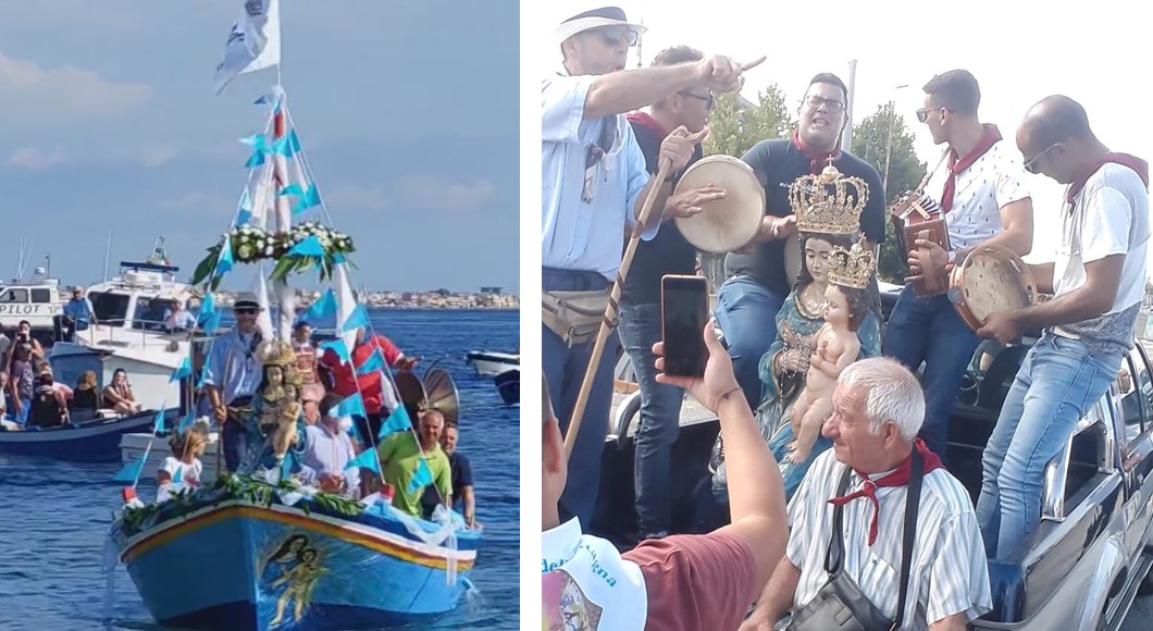 madonna della montagna processione in mare