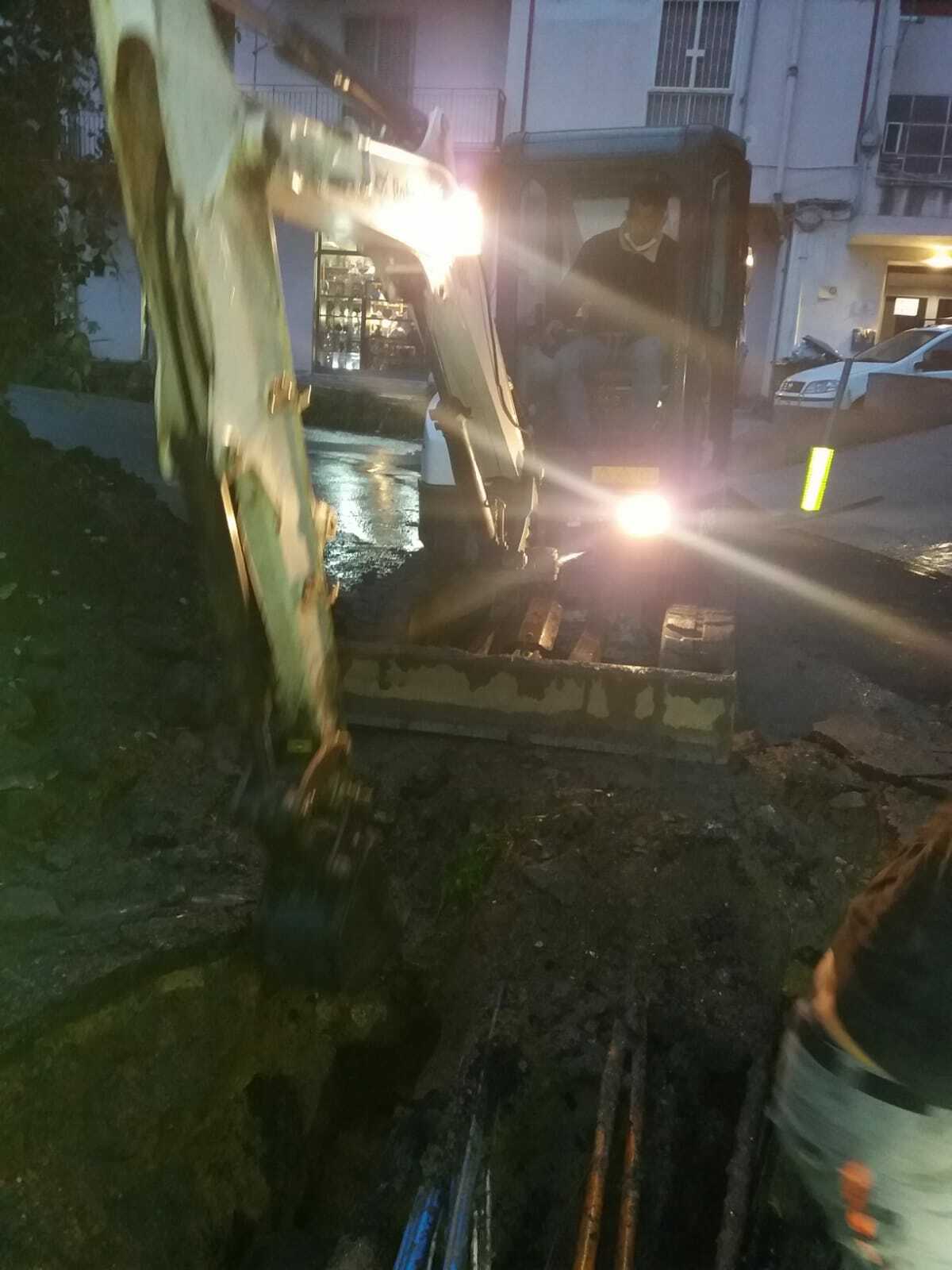 messina lavori condotta idrica
