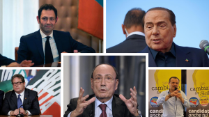 razza, berlusconi, schifani, de luca
