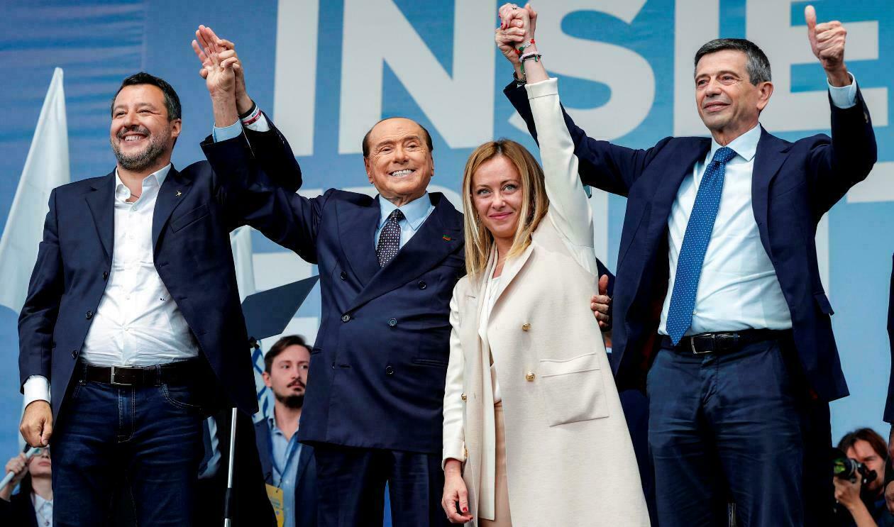 salvini berlusconi meloni lupi