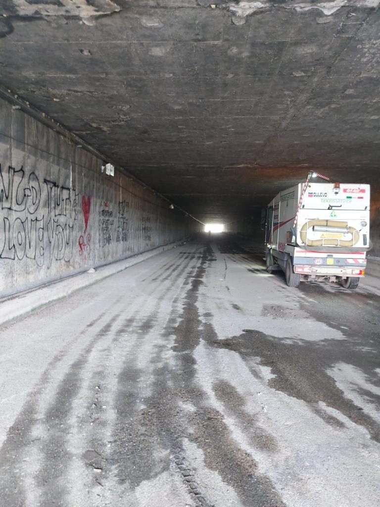 sottopasso aeroportuale