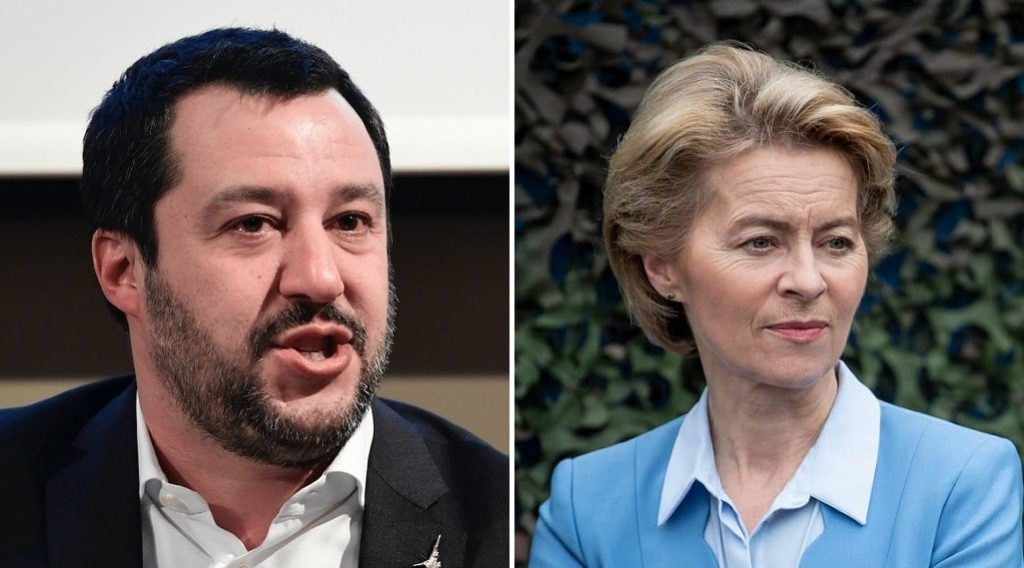 von der leyen salvini