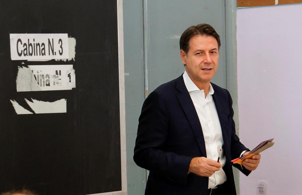 voto giuseppe Conte elezioni politiche 25 settembre 2022