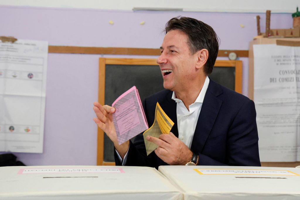 voto giuseppe Conte elezioni politiche 25 settembre 2022