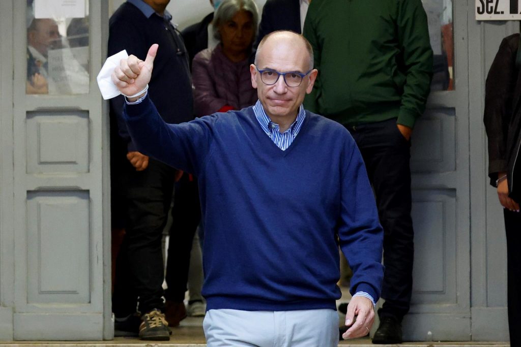 voto letta elezioni politiche 25 settembre 2022