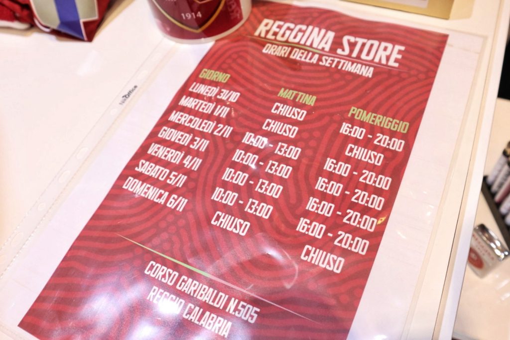 Apertura nuovo Store ufficiale Reggina