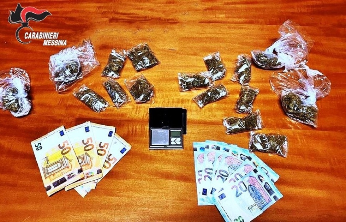 Arresto droga messina