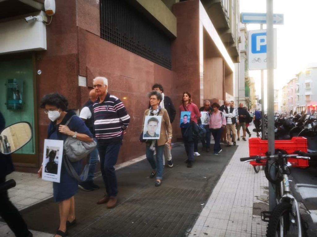 Marcia dei nuovi Desaparecidos - No al Memorandum Italia - Libia