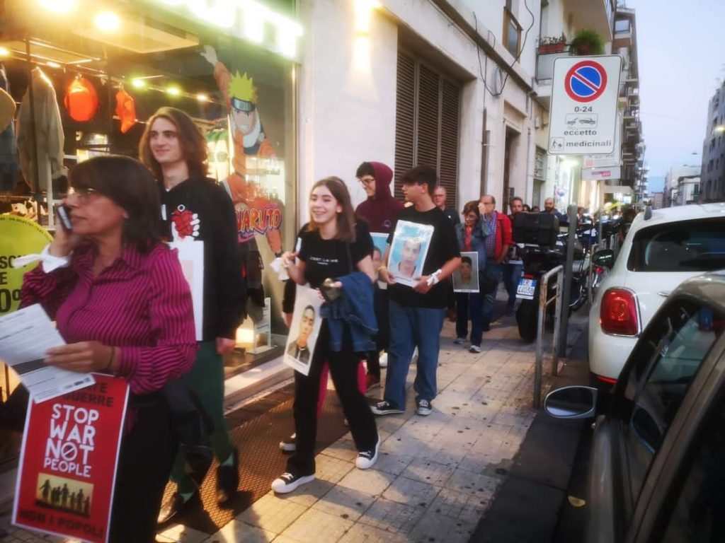 Marcia dei nuovi Desaparecidos - No al Memorandum Italia - Libia