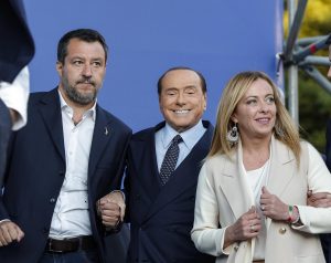 Matteo Salvini, Silvio Berlusconi, Giorgia Meloni