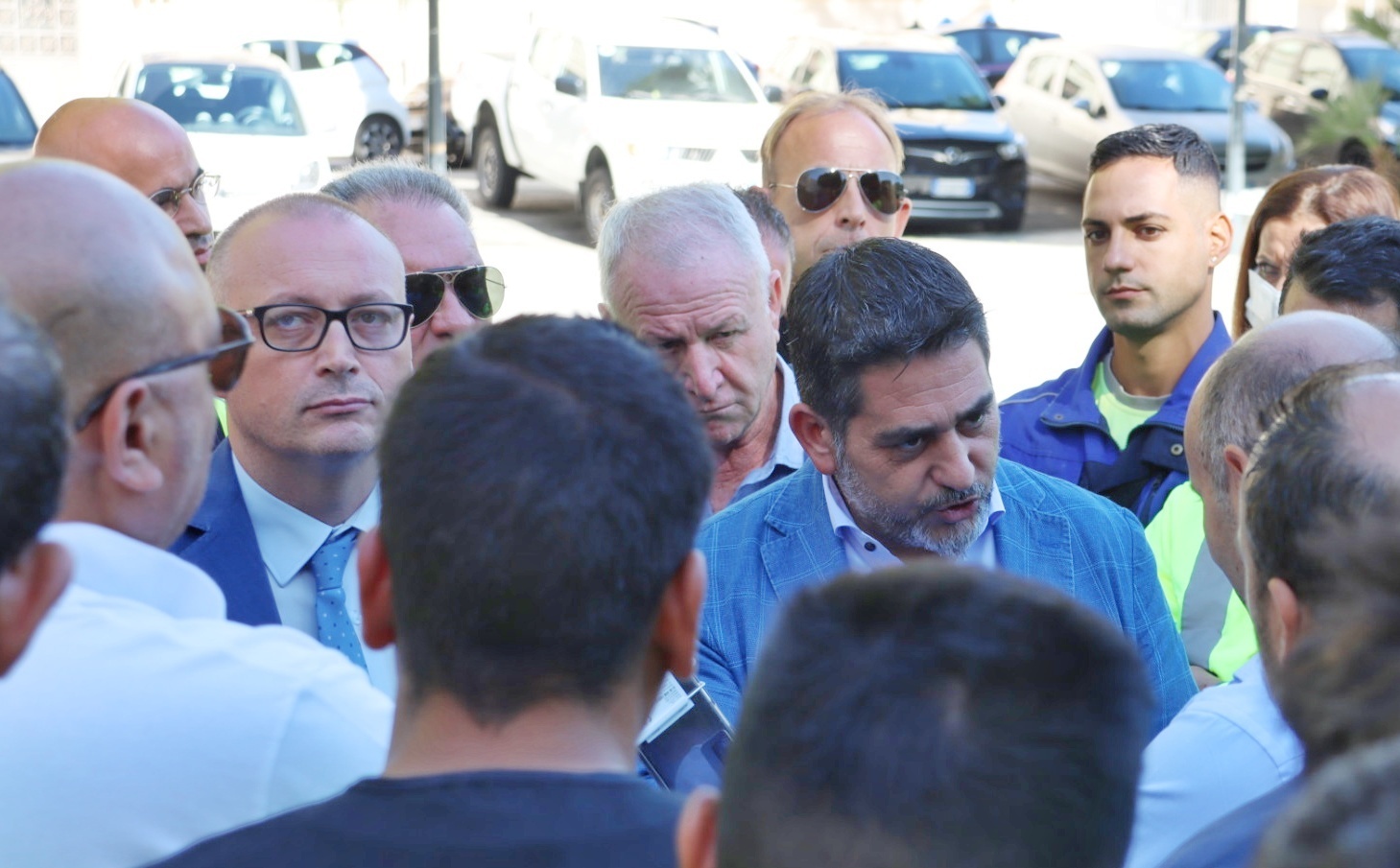 Protesta dipendenti Castore Reggio Calabria Brunetti