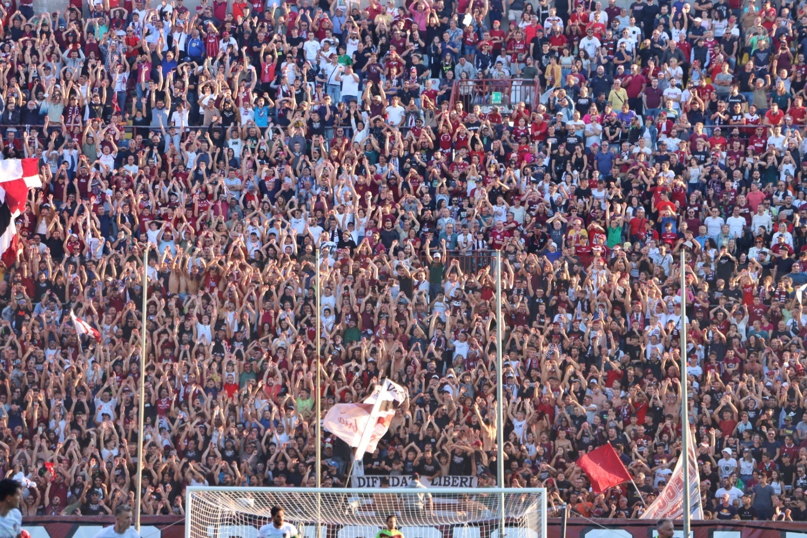Reggina-Cosenza Curva Sud tifosi Granillo