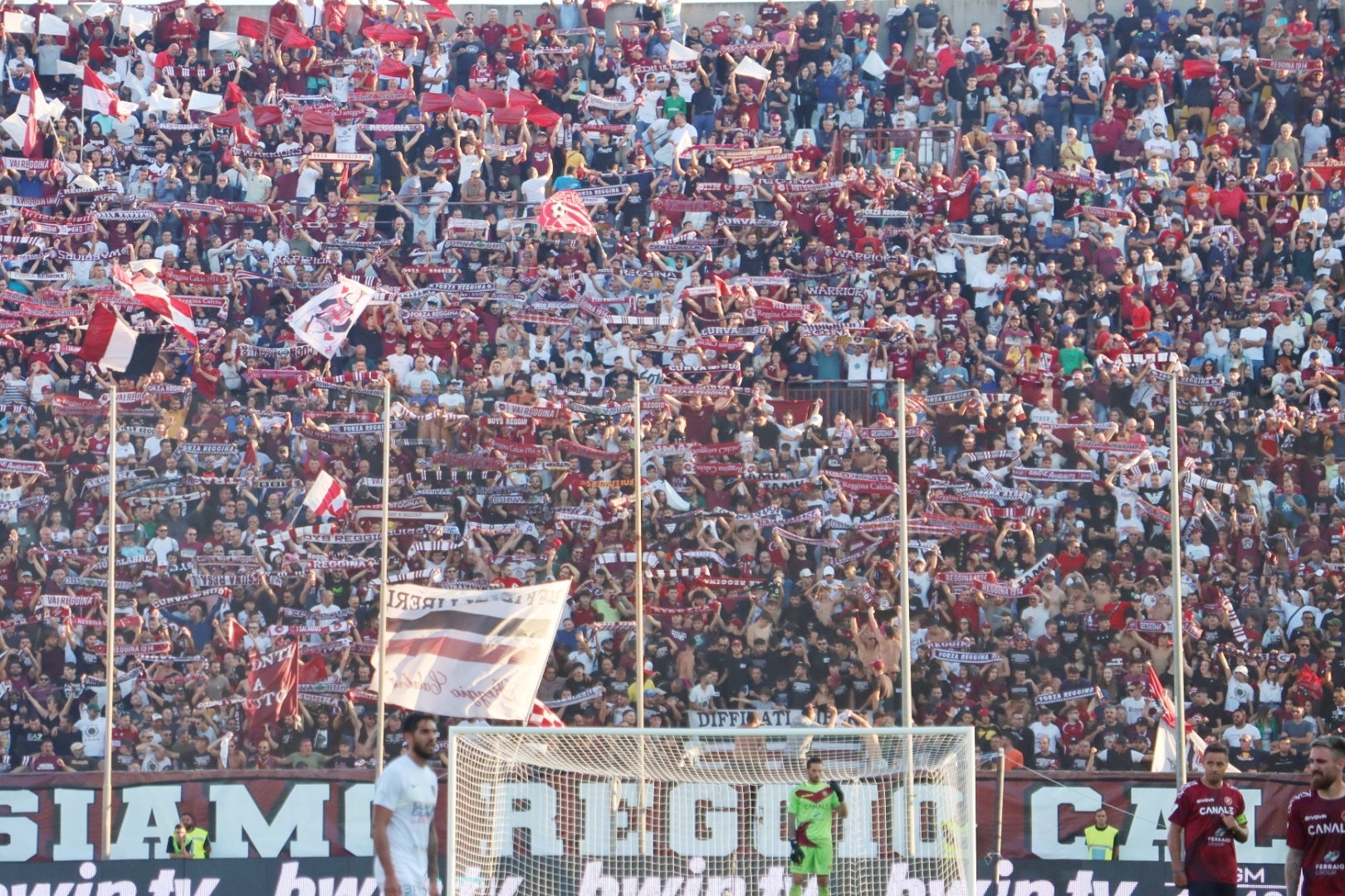 Reggina-Cosenza Curva Sud tifosi Granillo