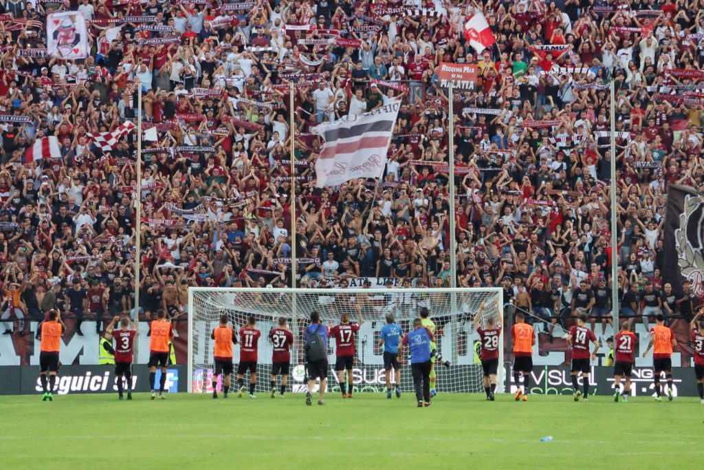 Reggina-Cosenza festa Granillo Curva Sud tifosi