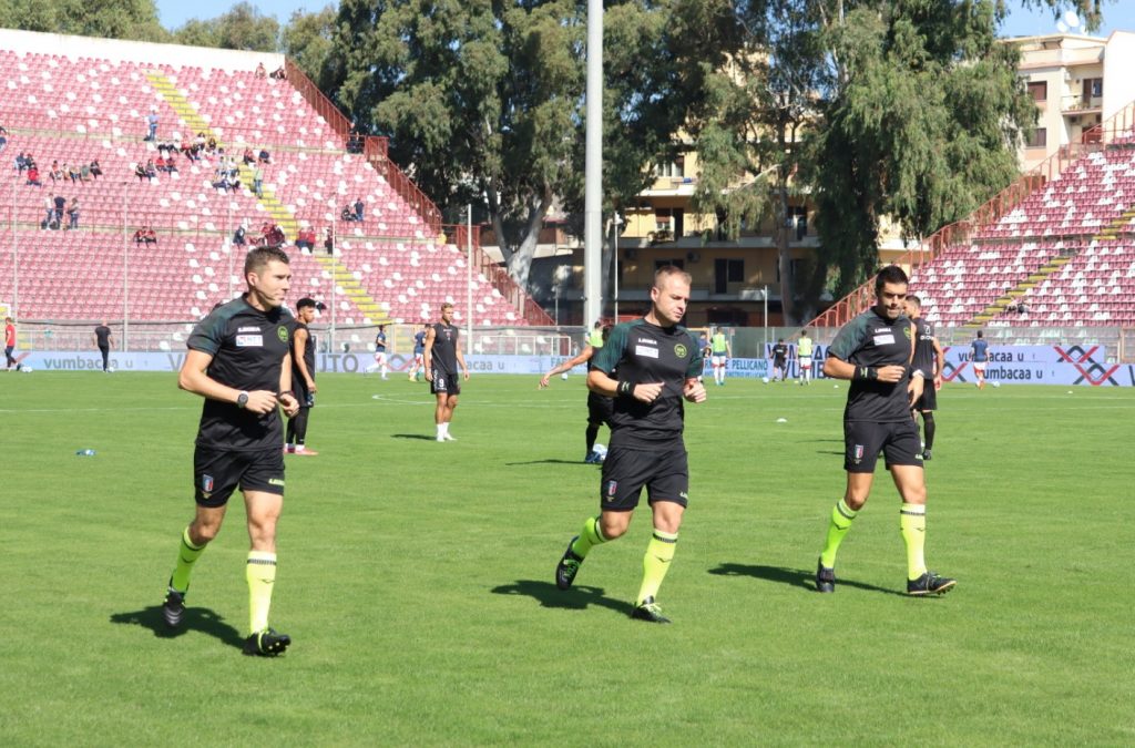 Reggina-Perugia prepartita arbitri