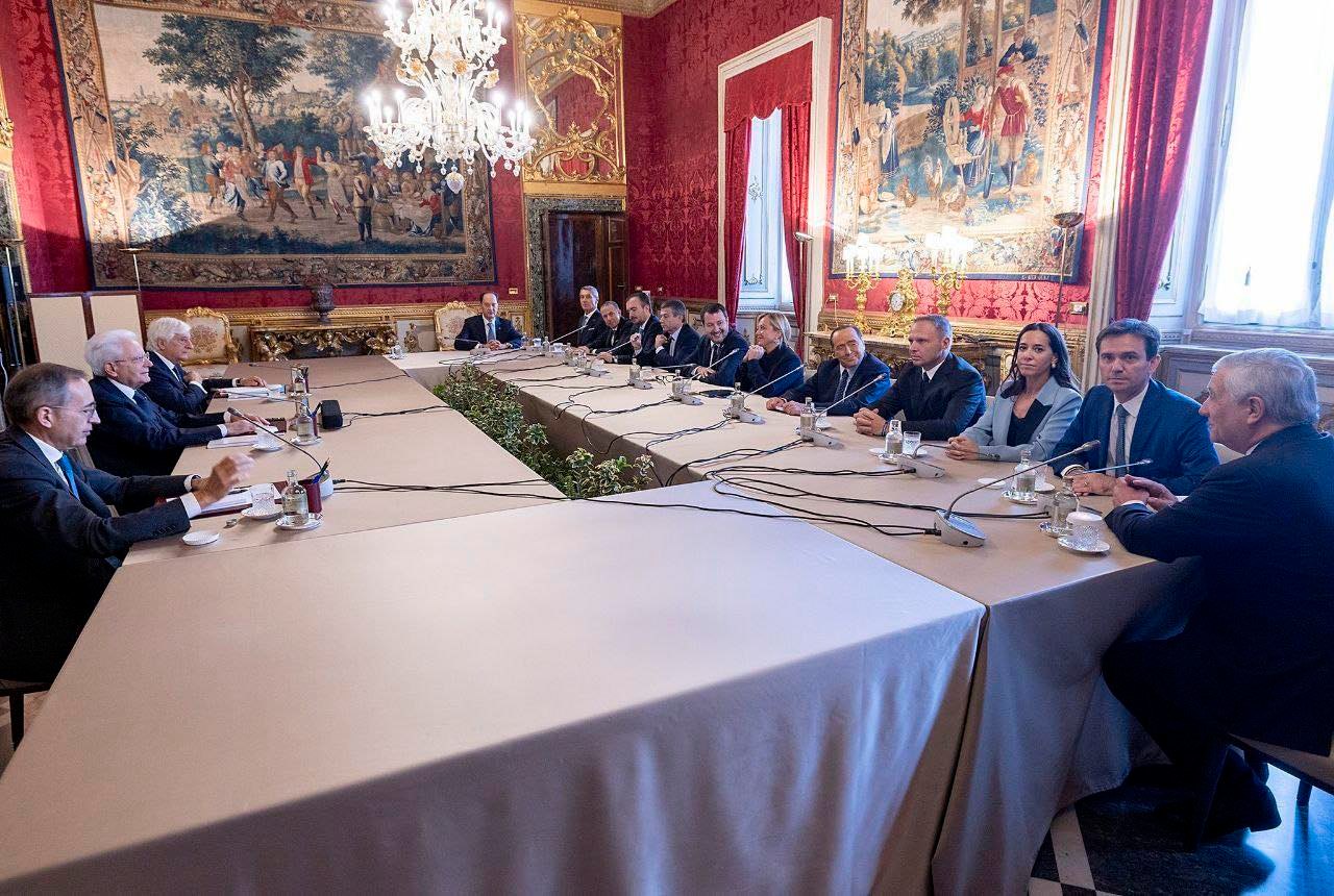 delegazione centrodestra colle