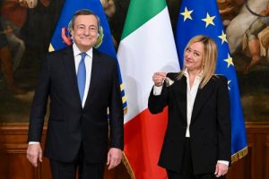 draghi meloni campanella
