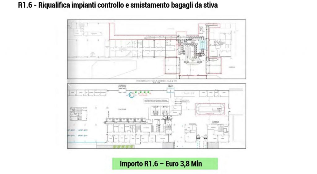 impianti controllo e bagagli da stiva lavori nuovo aeroporto reggio calabria