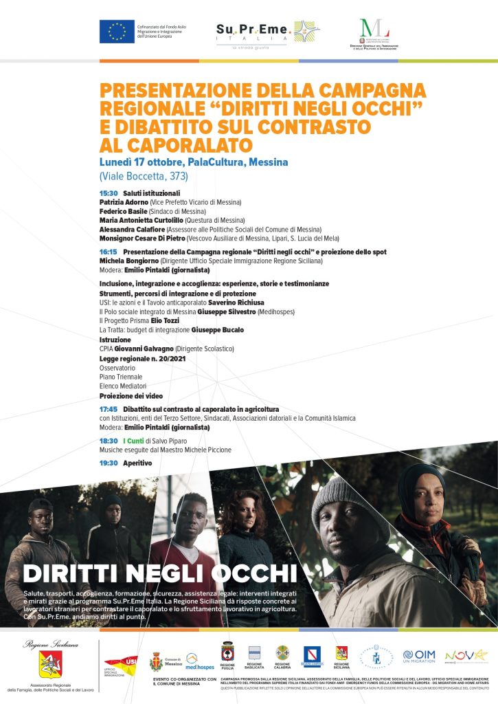 locandina incontro messina lavoratori stranieri sfruttati