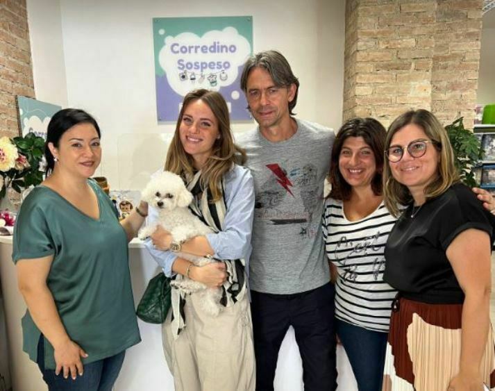 pippo inzaghi e angela robusti corredino sospeso