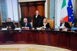 primo consiglio dei ministri governo meloni