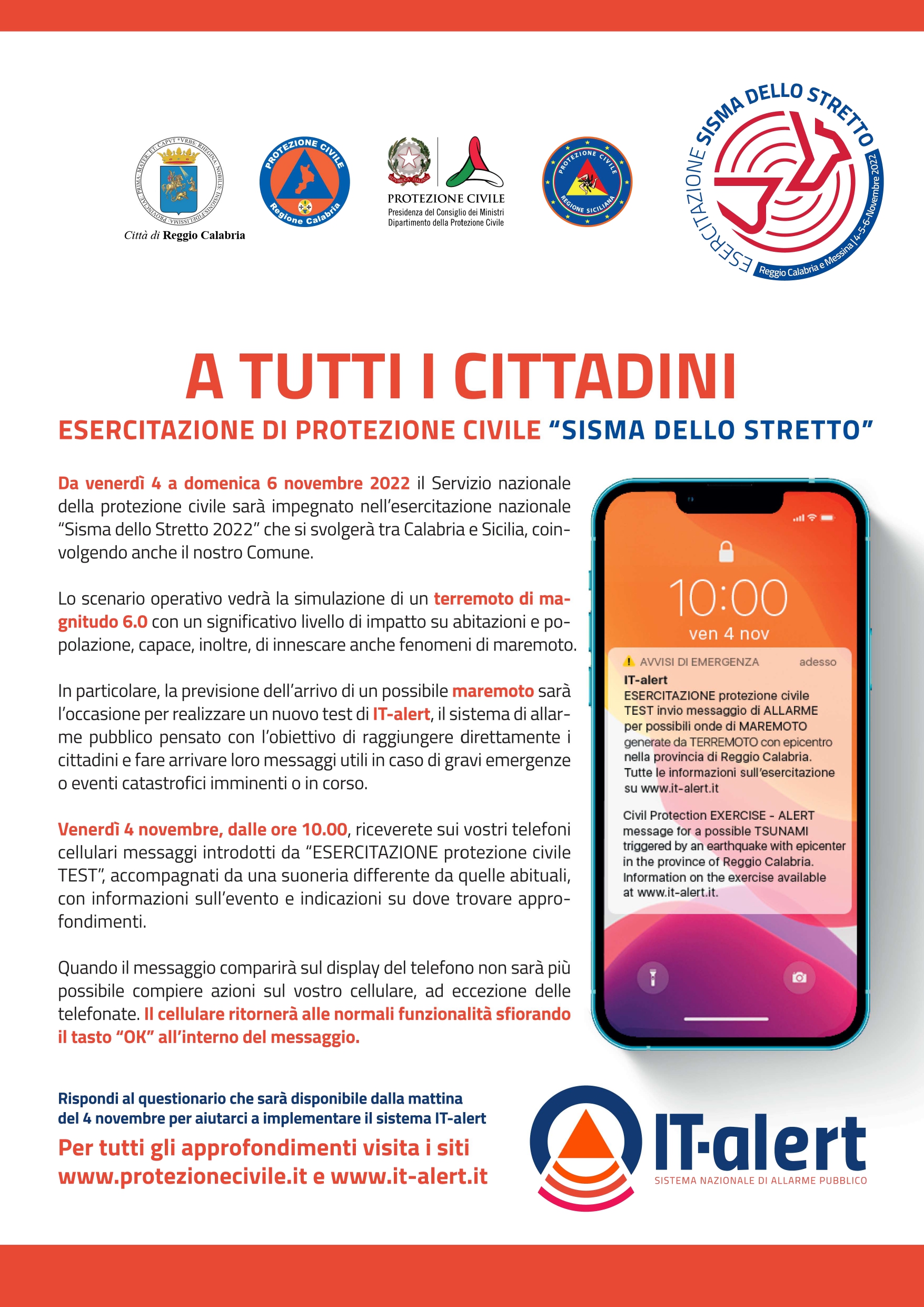 sisma dello stretto locandina