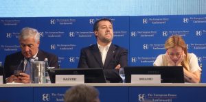 tajani salvini meloni