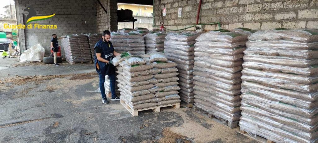 tonnellate di pellet