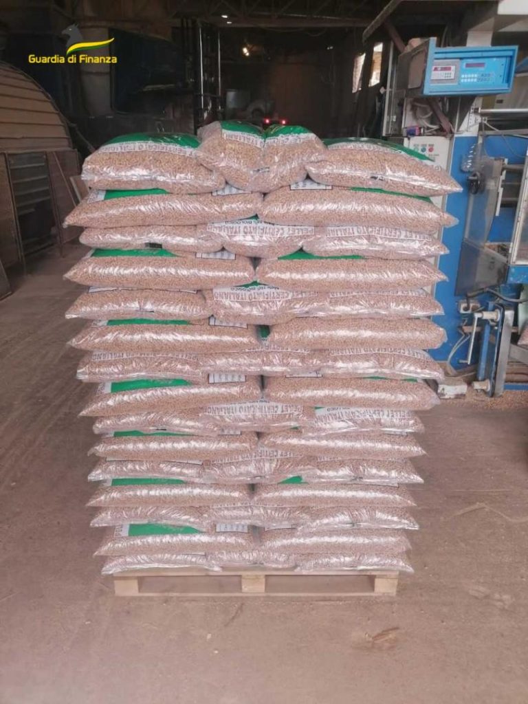 tonnellate di pellet