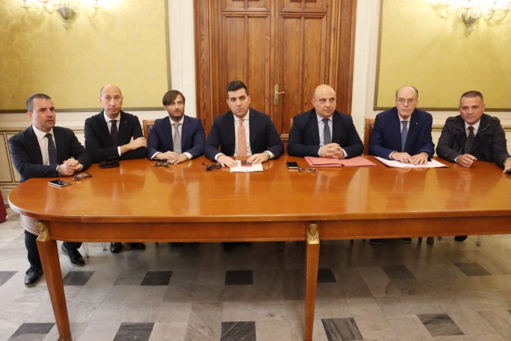 Conferenza stampa minoranza