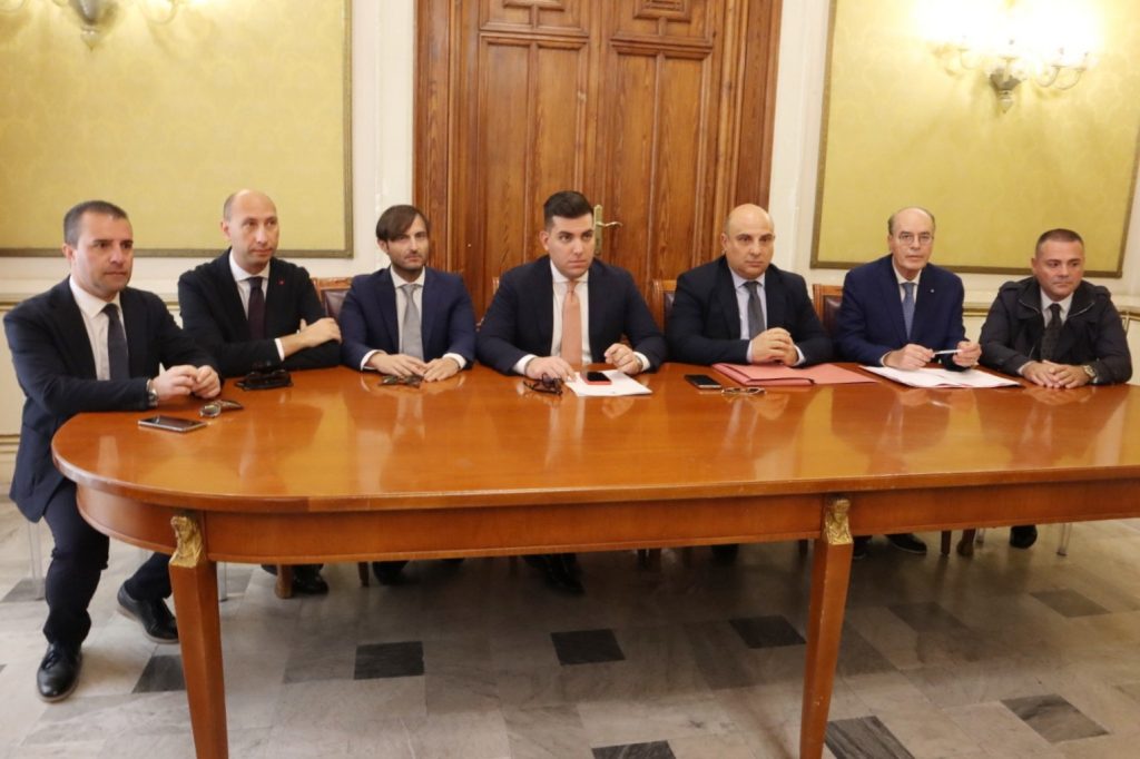 Conferenza stampa minoranza