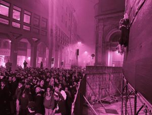 Manifestazione Bologna anti meloni