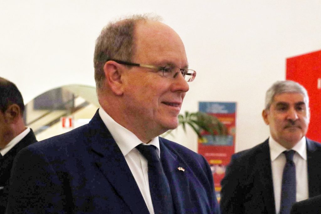 Principe Alberto II di Monaco al museo di reggio calabria
