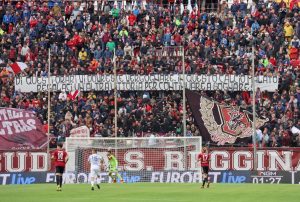 Reggina-Benevento Curva Sud tifosi Granillo