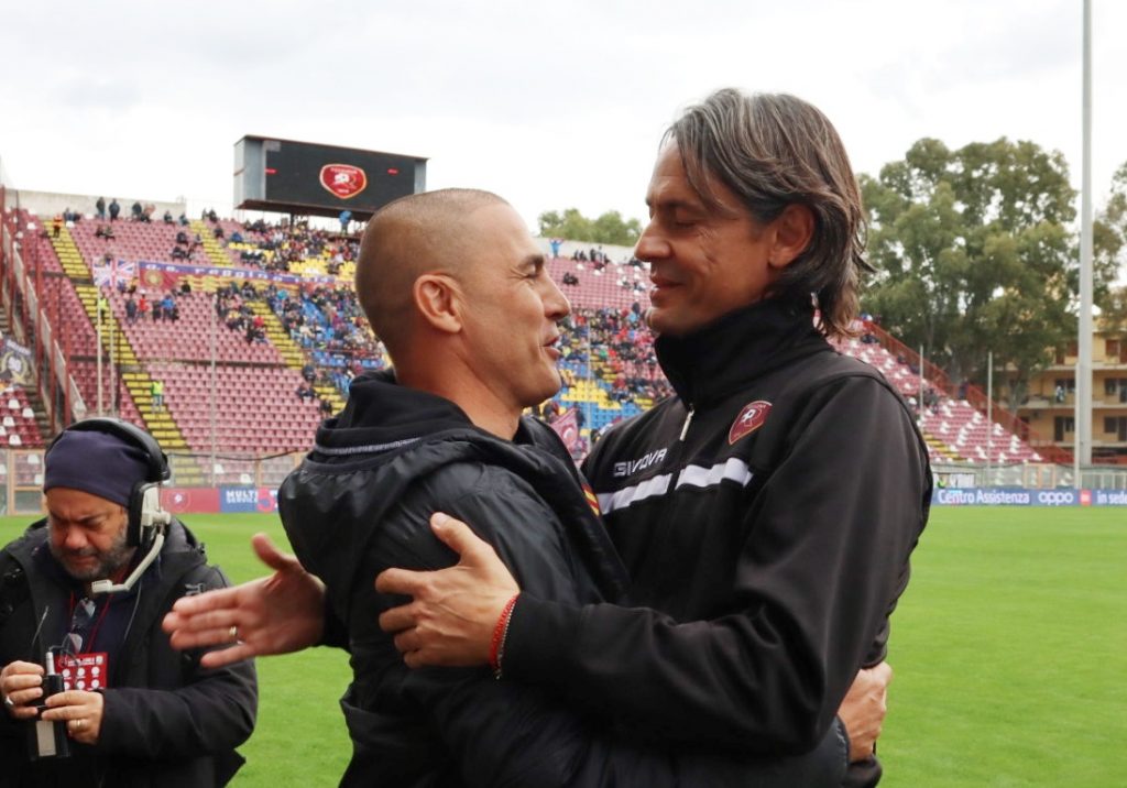 Reggina-Benevento Cannavaro e Inzaghi