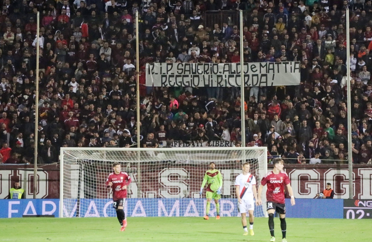 Reggina-Genoa tifosi Granillo Curva Sud