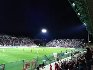 Reggina-Genoa panoramica torciata Sud Granillo tifosi