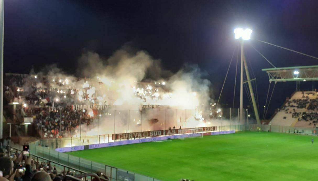 coreografia curva sud reggina genoa