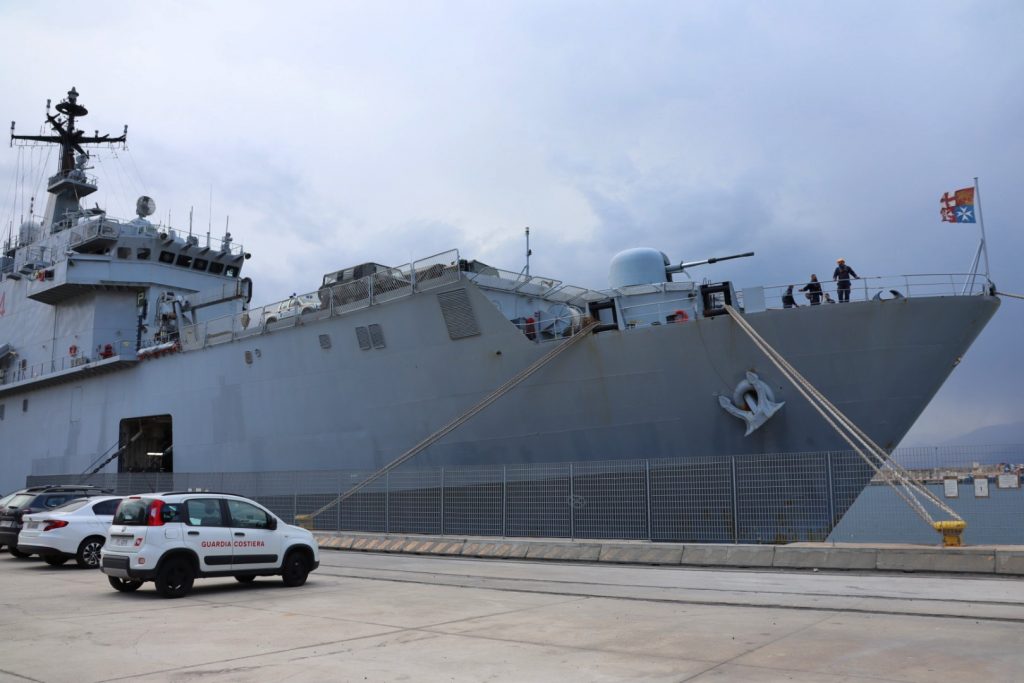 esercitazione antisismica porto reggio calabria protezione civile militari