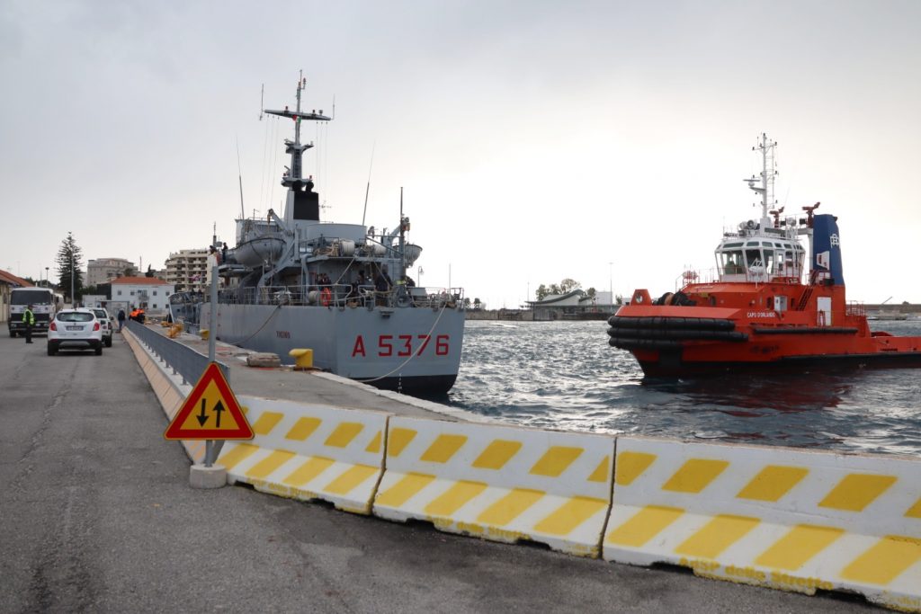 esercitazione antisismica porto reggio calabria protezione civile militari