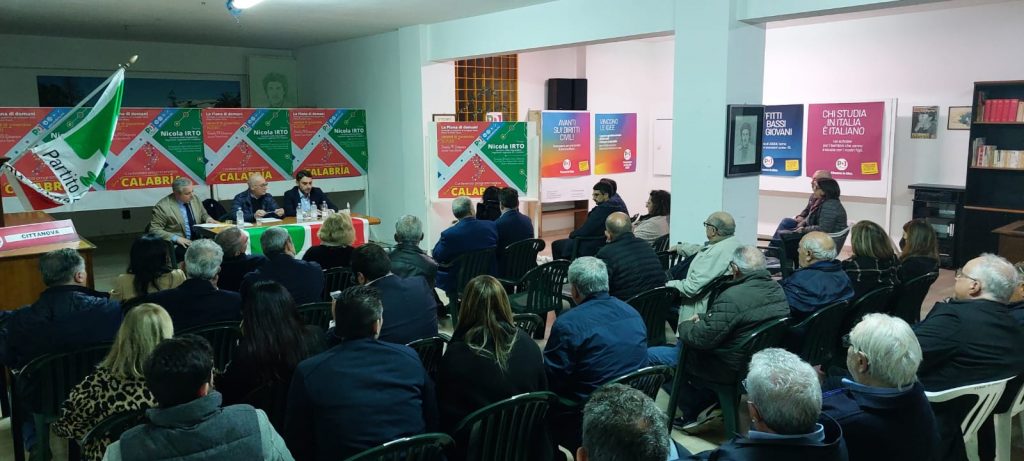 incontro Pd cittanova