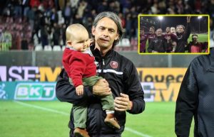 inzaghi con figlio edoardo