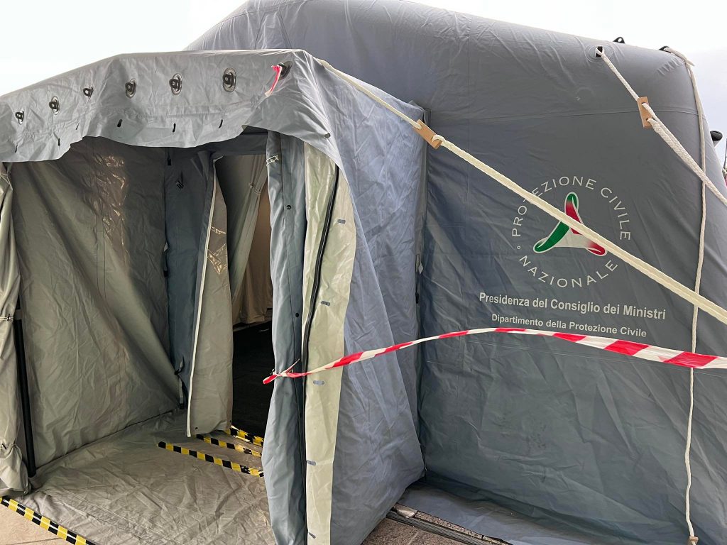 protezione civile tenda