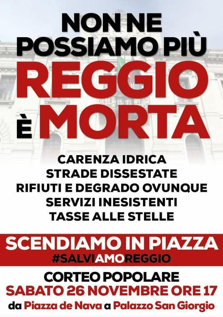 reggio è morta corteo