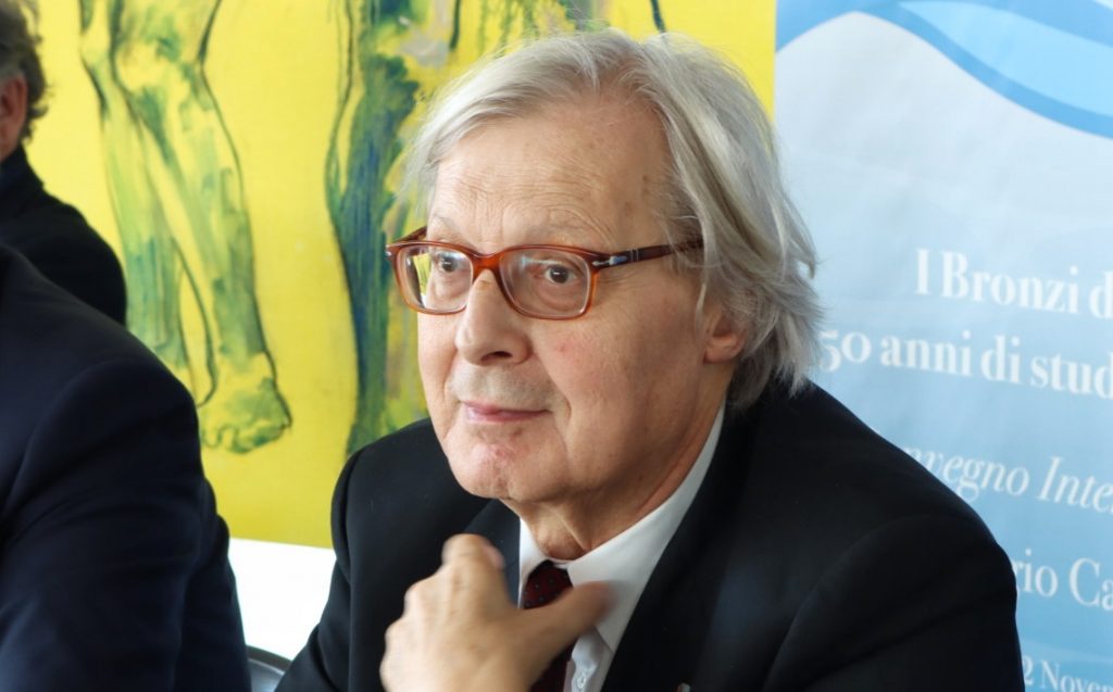 sgarbi al museo di reggio calabria