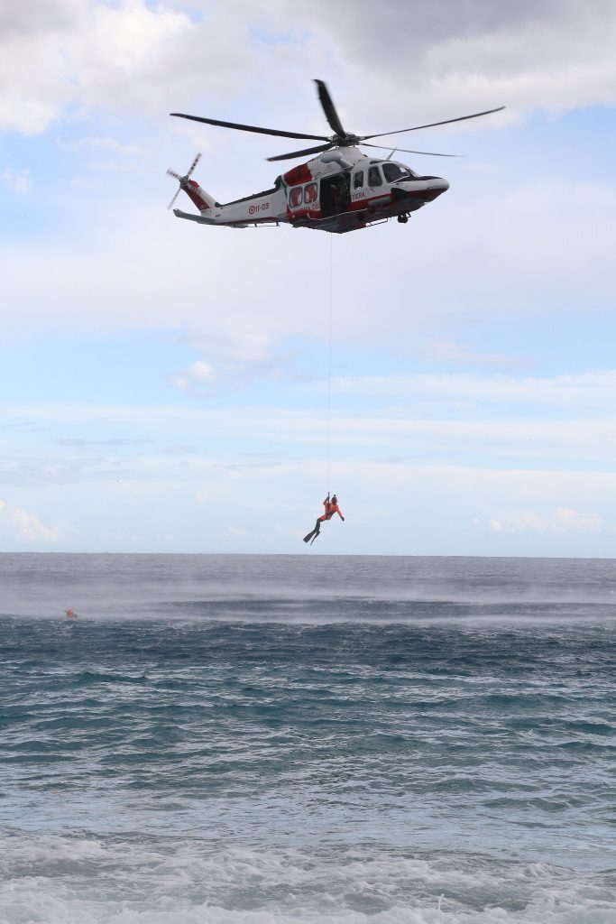 soccorso in mare elicottero